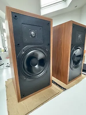 Vintage Musical Fidelity Reference Monitor Speakers Large Bookshelf 1980s • £185