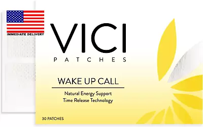 Wake Up Call Patches - B12 Energy Blend For Mental Alertness (30 Patches) ⭐️⭐️⭐️ • $48.74