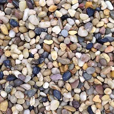 £5.09 • Buy Fish Tank Aquarium Natural Pea Gravel Stones Substrate 10 Mm Top Quality