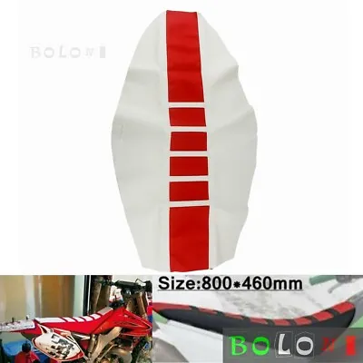 Motocross Ribbed Traction Gripper Seat Cover For Honda CR CRF125 150 230 250 450 • $18.99