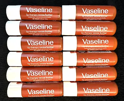 12 Vaseline Lip Therapy Cocoa Butter Petroleum Jelly Chapstick Lip Balm • $21.95