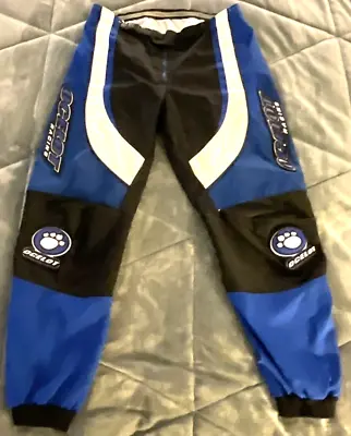 Ocelot Racing Motorcross Pants Mens Waist 36  Blue White Black Offroad ATV Gear • $35.35