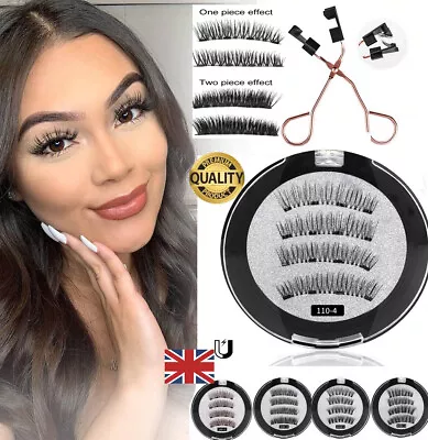 Magnetic Eyelashes Kit Reusable False Eyelashes Helper Magnetic Eyelash Clip Set • £2.99