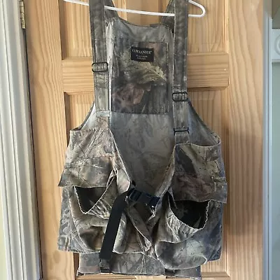 Vintage Commander Turkey Vest Advantage Timber Camo USA Made With Seat Adult • $44.95