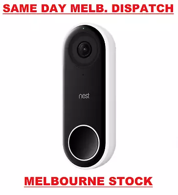 Google Nest Hello Video Doorbell Wired HD Smart WiFi Camera Audio NC5100US NEW • $340.50