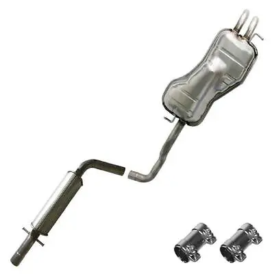 $269.74 • Buy Stainless Steel Resonator Muffler Exhaust System Fits: VW 1998-2010 Beetle Golf