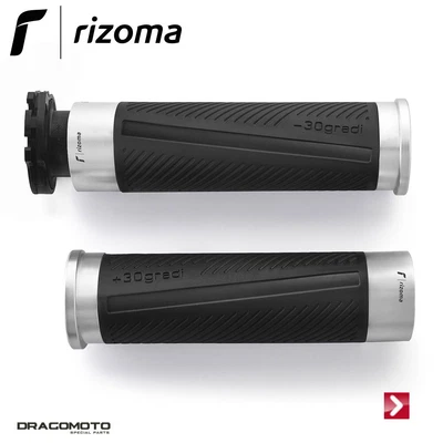 $84.85 • Buy DUCATI Scrambler 800 Full Throttle 2015-2016 Grips 30Gradi RIZOMA GR224A Silver