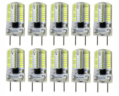 10pcs G8 G8.5 T5 Led Bulb Dimmable 64-3014SMD Silicone Lamp White 3W 110V 120V H • $16.14