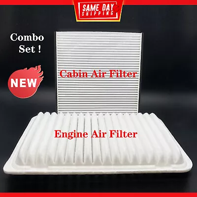 Engine&Cabin Air Filter Combo Set For Toyota Camry 2002-2006 Solara 2004-08 2.4L • $11.99