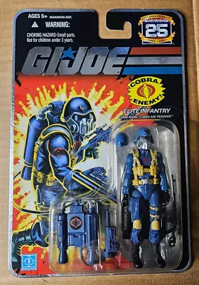 GI Joe 25th Anniversary Cobra Air Trooper Action Figure MOC New Foil Card 2008 • $22.95