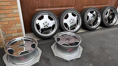 19” CHROME MERCEDES AMG MONOBLOCKS!!! Very Rare!!!!! • $5000