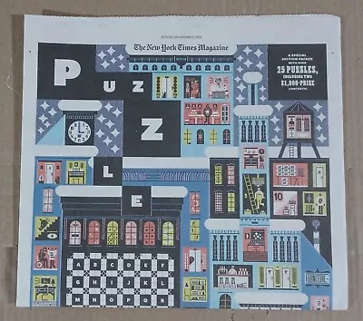 The New York Times Newspaper Puzzle Mania Section December 17 2023  • $50