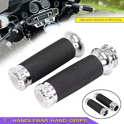 1  RSD Handle Bar Hand Grips For Harley Road King FLHR Softail Street Tri Glide • $20.98