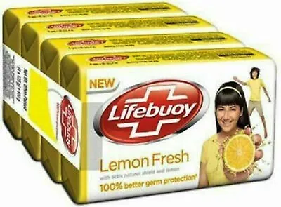 £17.08 • Buy Lifebuoy Lemon 4 X 125g  Fresh Soap  Antibacterial Soap Free Ship