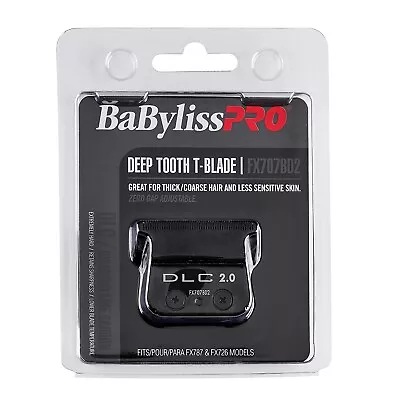 BaBylissPRO Black DLC 2.0MM  Deep Tooth Replacement T-Blade | FX707BD2 • $36