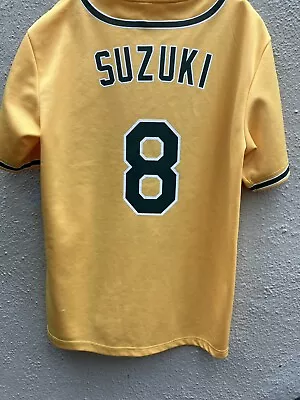 Oakland As Athletics Jersey Kurt Suzuki  Large MLB Baseball • $22