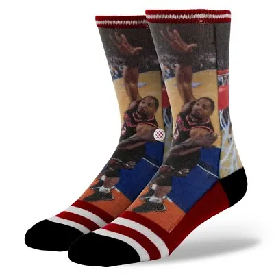 Alonzo Mourning Miami Heat Stance Fusion NBA Socks NEW With Tags! L/XL 9-13 • $14.99