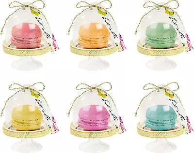 Truly Alice Mad Hatter Cake Domes For A Tea Party Or Wedding Multicolor (6 Pack) • $18.95