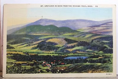 Massachusetts MA Mohawk Trail Mt Greylock Postcard Old Vintage Card View Post PC • $0.50