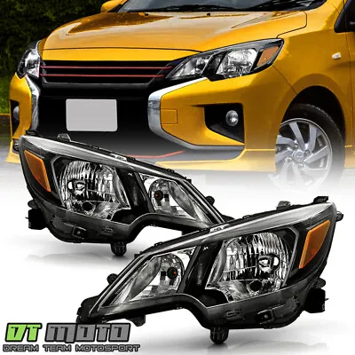 JDM BLACK For 2021-2024 Mitsubishi Mirage / G4 Headlights Halogen Left+Right • $229.96