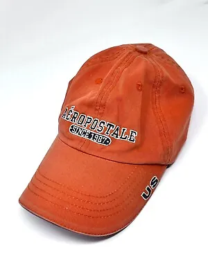 Aeropostale Since 1987 Athletics Cap Hat Orange Made In Taiwan Adjustable • $11.88