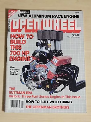 Open Wheel Magazine March 1988 How To Build This 700 HP Engine • $5.99