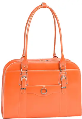 NIB MCKLEIN Hillside TOP GRAIN COWHIDE LEATHER Orange 96520 • $25