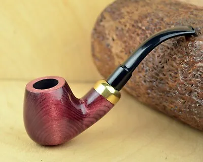 BENT STECKER (no. 22) Full Bent Smooth Red Tobacco Smoking Pipe By Mr. Brog • $29.49