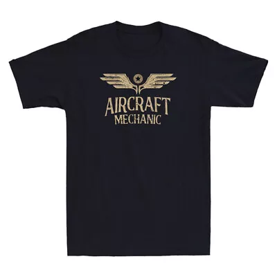 Aircraft Mechanic Aircraft Maintenance Aviation Mechanic Vintage Men's T-Shirt • $28.59