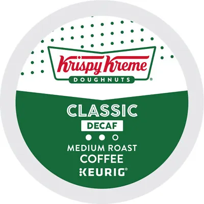 Krispy Kreme Classic Decaf Coffee Keurig K-Cup Pod Medium Roast 96 Count • $49.99