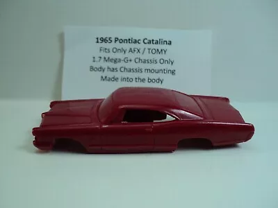 HO Slot Car Body 1965 Pontiac Catalina Red AFX TOMY Mega-G+ 1.7 Long Chassis • $7.99