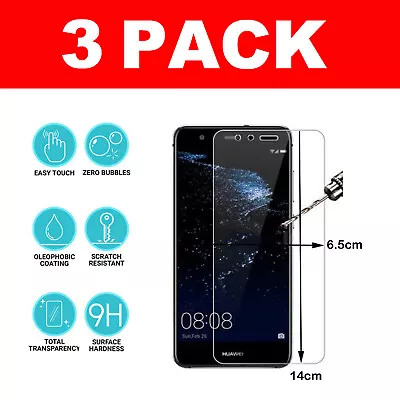 For Huawei P10 Lite Tempered Glass Screen Protector - CRYSTAL CLEAR • £4.65