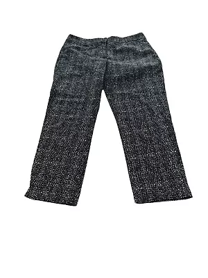 Basque Petite Womens Black Speckled Pants Size 12 GC • $30