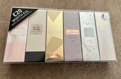£26 • Buy Women’s Next 6 X 10ml EDT Just Pink, Gold, Cashmere,  Aura, Sparkle & Eau Nude.