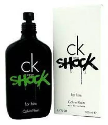 Ck One Shock For Him 200mla Tester Edt Spray For Men By Calvin Klein • $62.99