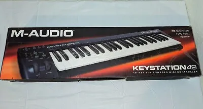 Boxed M-Audio Keystation 49 II USB MIDI Controller W Ableton Live Lite AIR Music • $75