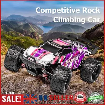 2.4G High Speed 36km/h RC Cars 1/18 Off-road 4x4 Monster Truck With Battery GB • £54.05