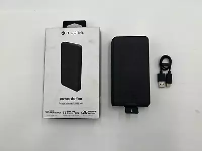 Mophie Powerstation 10000mAh Portable Powerbank Battery Charger USB USB-C Black • $21.24