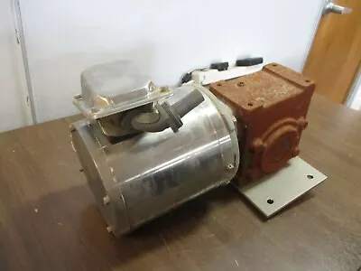 Gator Stainless Steel Motor W/ Gear Reducer CSS NR18-056-13 1/3HP 1800RPM 1/0.6A • $300