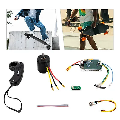 Motor Set For Electric Skateboard DIY Hub Motor Kit For Longboard Remote Kit US • $111.16