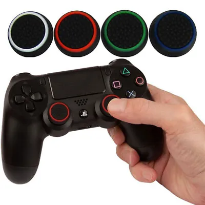 $2.59 • Buy 4X Controller Grips Skin Shell Thumb Stick Cap Cover For PS4 PS5 PlayStation 4 5