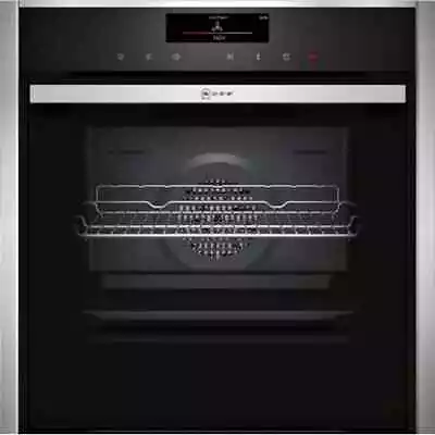 £1299 • Buy NEFF B58VT68H0B N90 Slide&Hide® Built In 60cm Electric Single Oven Stainless7836