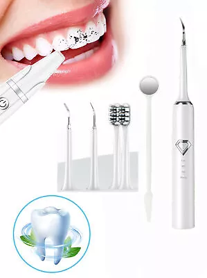 Electric Ultrasonic Tooth Cleaner Dental Scaler Stain Remover Teeth Cleaning Kit • $18.99