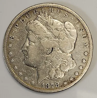 1878-CC Morgan Silver Dollar $1 Carson City W/ VG Details • $139.94