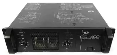 Vintage Peavey USA CS-400 400W 2-Channel Rackmount Stereo Power Amplifier Amp • $299.99