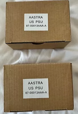 LOT (2) Aastra 48V 0.31A VOIP Phone AC Power Supply - NIB Salom SSW-2159US *NEW* • $19.99