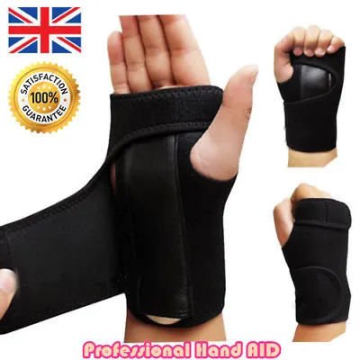 £4.20 • Buy Professional Wrist Hand Brace Support Splint Arthritis Sprain Stabilizer Strap