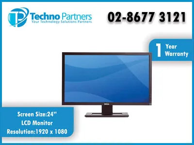 Dell G2410t 24  FULL HD 1920 X 1080 LED LCD Monitor VGA DVI 1 Year Warranty  • $95