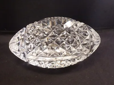 Waterford Crystal - FOOTBALL Blank Paperweight Sculpture - Ireland  • $93.75