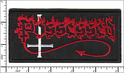 18 Pcs Embroidered Iron/Sew On Patches Possessed Metal Music 127x60mm AP056pO • $16.58